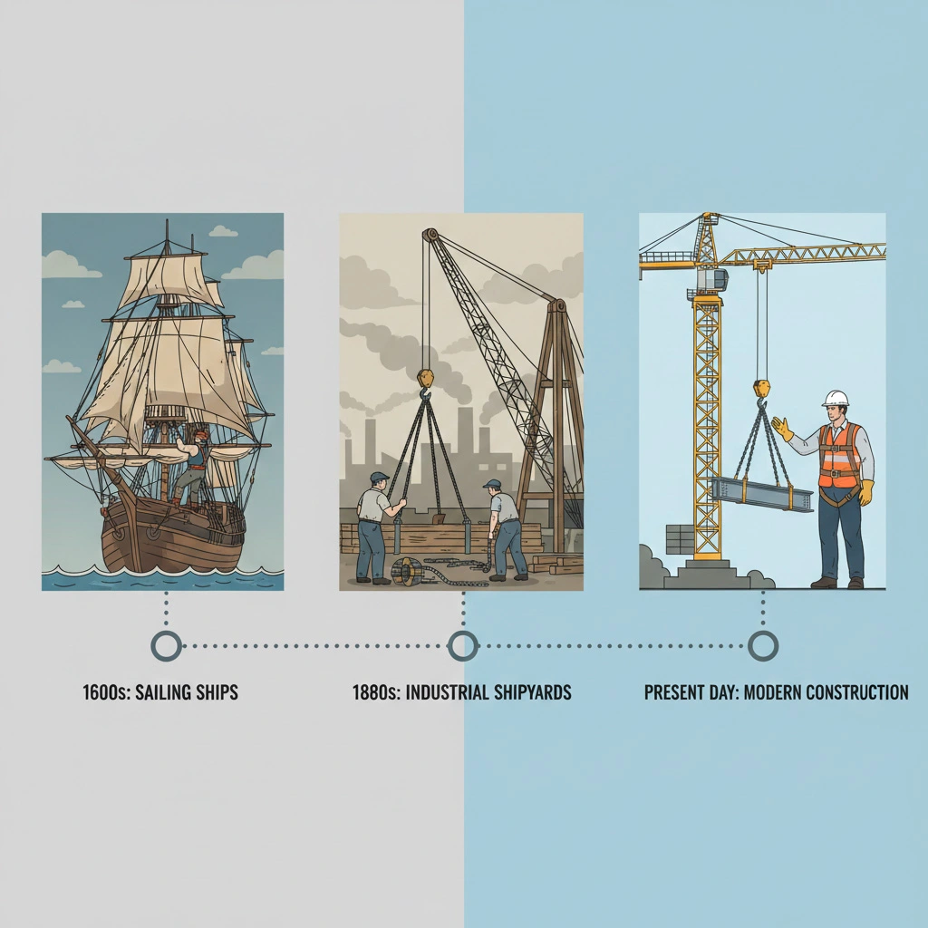 Historic evolution of riggers